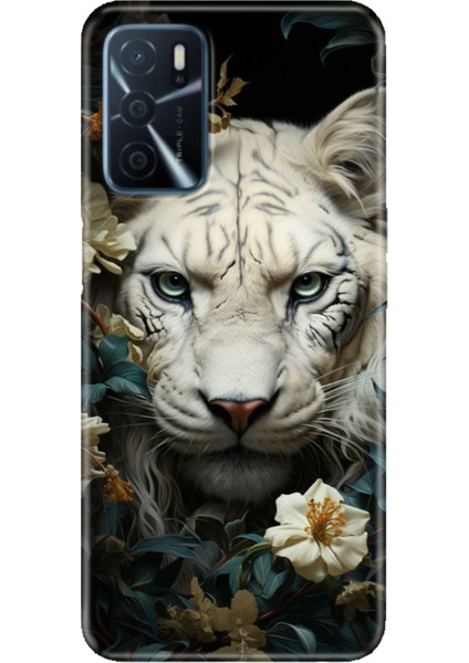 A16 Kapak Kılıf Uyumlu Oppo A16 Silikon Tasarım Stok Aslan