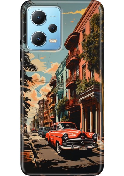 Xiaomi Redmi Note 12 4g Kılıf Desenli Design Silikon Küba