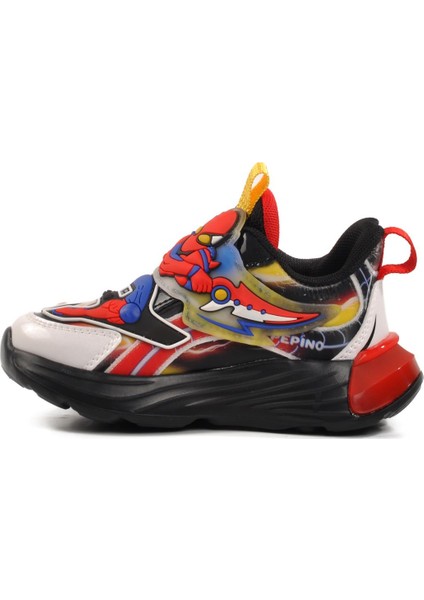 Siyah Kırmızı Cırtlı Unisex Çocuk Spor Ayakkabı 1943 P fiyatları