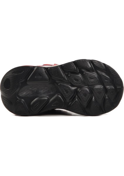 Siyah Kırmızı Cırtlı Unisex Çocuk Spor Ayakkabı 1943 P indirimleri