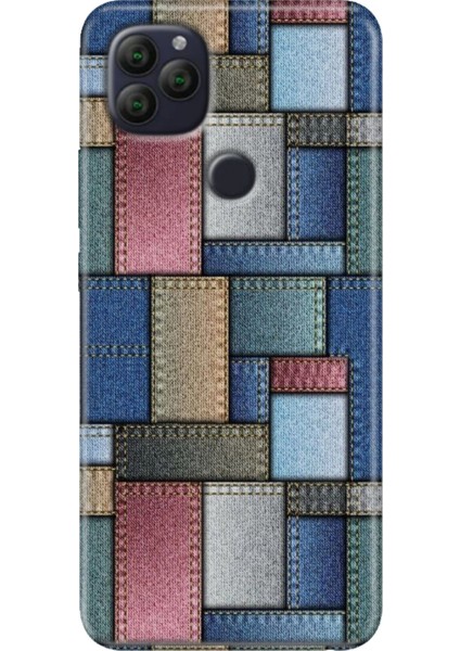 General Mobile Gm 22 - 22S Kılıf Desenli Rubber Silikon Jean Pattern