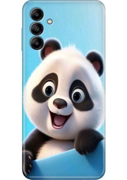 Samsung Galaxy A13 5g Kılıf Renkli Esnek Silikon Panda