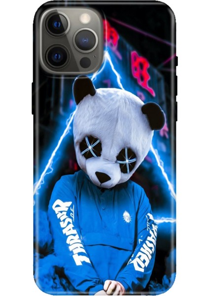 iPhone 12 Pro Max Kılıf Tasarım Baskılı Silikon Cool Panda