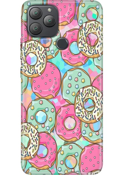 General Mobile Gm 22 Plus Kılıf Desenli Esnek Silikon Uv Donut