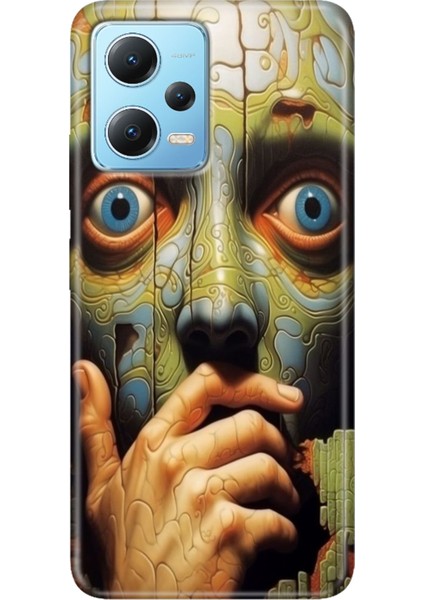 Xiaomi Redmi Note 12 4g Kılıf Desenli Design Silikon Iluzyon
