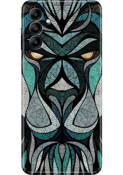 Samsung Galaxy A54 Uyumlu Kılıf Tasarım Elite Silikon Lion Mandala