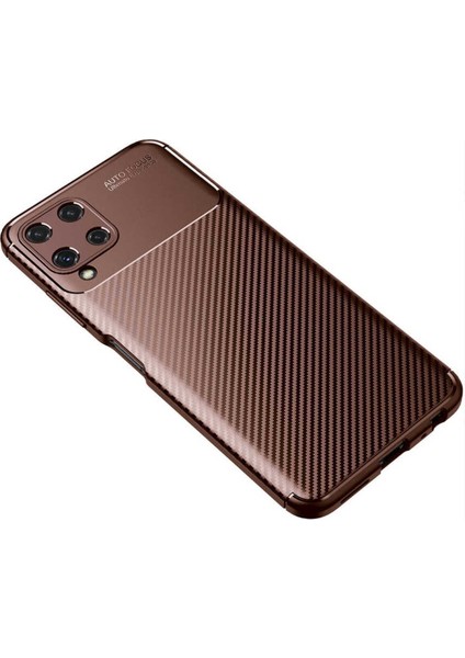 Samsung Galaxy M22 Uyumlu Karbon Görünümlü Premium Dayanıklı ve Ince Kılıf modelleri