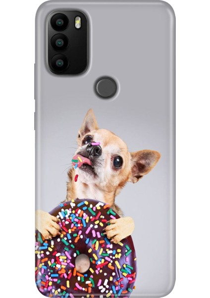 General Mobile Gm 21 Pro Kılıf Baskılı Esnek Silikon Kapak Donut Dog