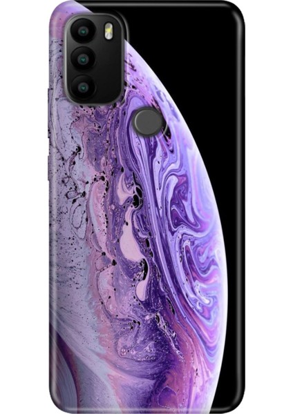 General Mobile Gm 21 Pro Kılıf Baskılı Esnek Silikon Kapak World