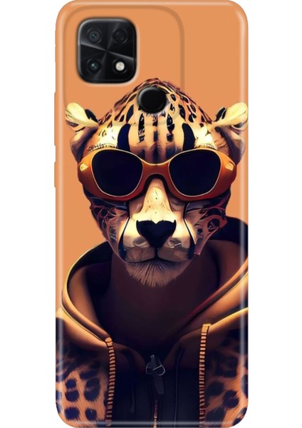 C40 Kılıf Renkli Temalı Poco C40 Silikon Tiger
