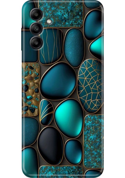 Samsung Galaxy A15 Kapak Kılıf SM-A15 Tasarım Esnek Silikon Marble