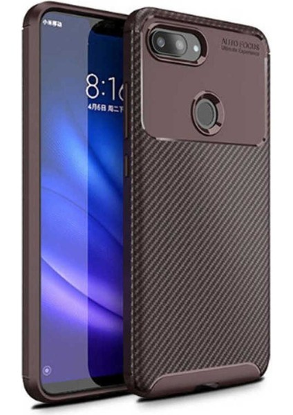 Xiaomi Mi 8 Lite Uyumlu Karbon Görünümlü Premium Dayanıklı ve Ince Kılıf fiyatları