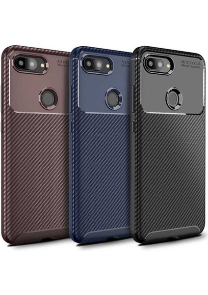 Xiaomi Mi 8 Lite Uyumlu Karbon Görünümlü Premium Dayanıklı ve Ince Kılıf modelleri