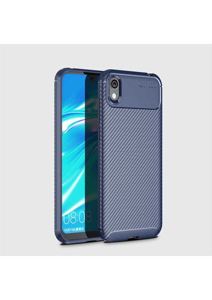Huawei Y5 2019 Uyumlu Karbon Görünümlü Premium Dayanıklı ve Ince Kılıf modelleri