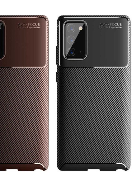 Samsung Galaxy Note 20 Uyumlu Karbon Görünümlü Premium Dayanıklı ve Ince Kılıf fırsatları