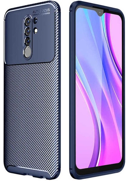 Xiaomi Redmi 9 Uyumlu Karbon Görünümlü Premium Dayanıklı ve Ince Kılıf fiyatları