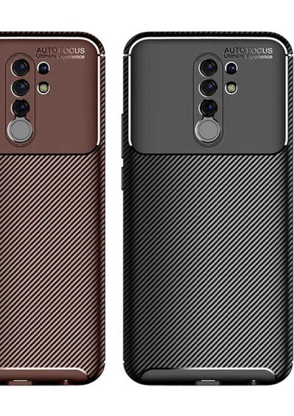Xiaomi Redmi 9 Uyumlu Karbon Görünümlü Premium Dayanıklı ve Ince Kılıf indirimleri