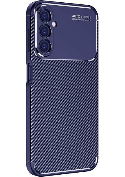 Samsung Galaxy A54 Uyumlu Karbon Görünümlü Premium Dayanıklı ve Ince Kılıf