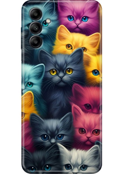 Samsung Galaxy M34 Uyumlu Kılıf Tasarım Kaliteli Kapak Kedi Ordusu