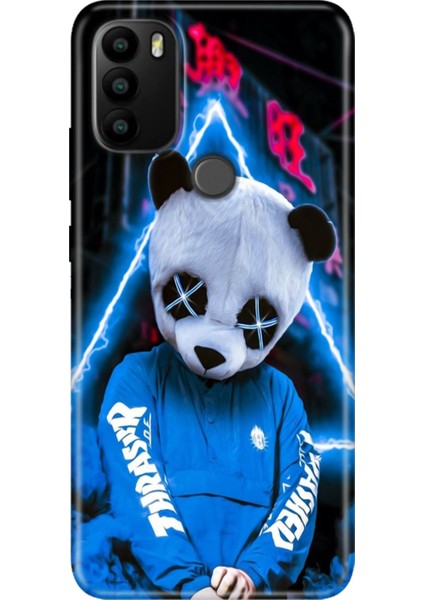 General Mobile Gm 21 Pro Kılıf Baskılı Esnek Silikon Kapak Cool Panda