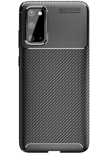 Samsung Galaxy S20 Uyumlu Karbon Görünümlü Premium Dayanıklı ve Ince Kılıf fırsatları