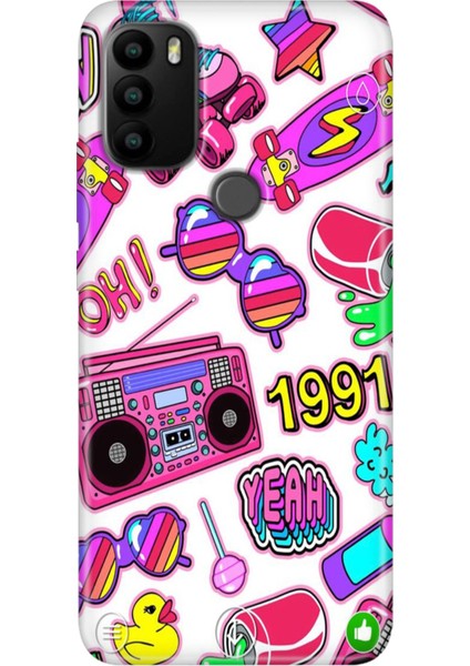 General Mobile Gm 21 Pro Kılıf Baskılı Esnek Silikon Kapak 90'lar