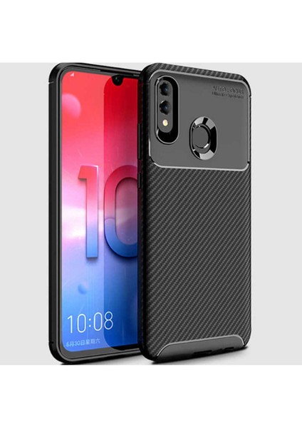 Huawei P Smart 2019 Uyumlu Karbon Görünümlü Premium Dayanıklı ve Ince Kılıf modelleri