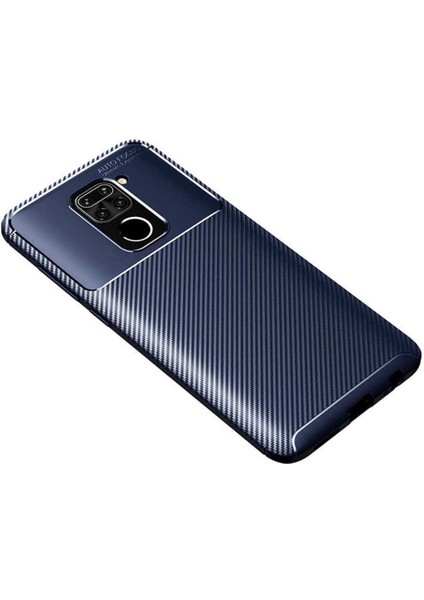 Xiaomi Redmi Note 9 Uyumlu Karbon Görünümlü Premium Dayanıklı ve Ince Kılıf