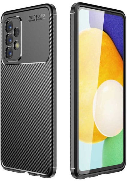 Samsung Galaxy A23 Uyumlu Karbon Görünümlü Premium Dayanıklı ve Ince Kılıf