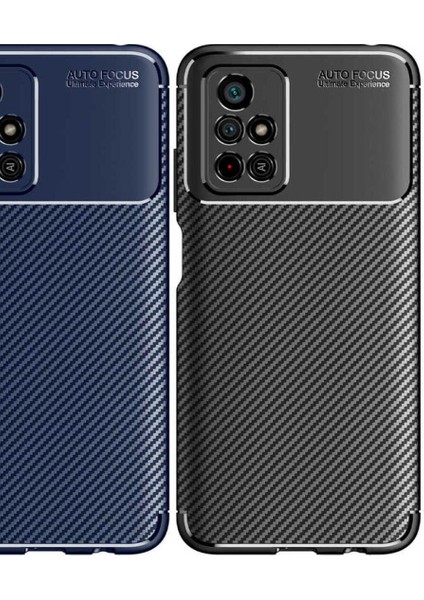 Xiaomi Redmi Note 11T 5g Uyumlu Karbon Görünümlü Premium Dayanıklı ve Ince Kılıf