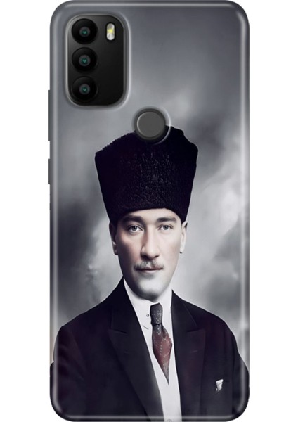 General Mobile Gm 21 Pro Kılıf Baskılı Esnek Silikon Kapak Atatürk
