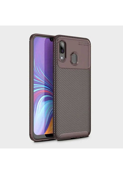 Samsung Galaxy A30 Uyumlu Karbon Görünümlü Premium Dayanıklı ve Ince Kılıf fiyatları