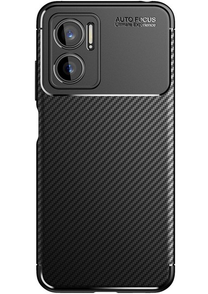 Xiaomi Redmi Note 11E Uyumlu Karbon Görünümlü Premium Dayanıklı ve Ince Kılıf