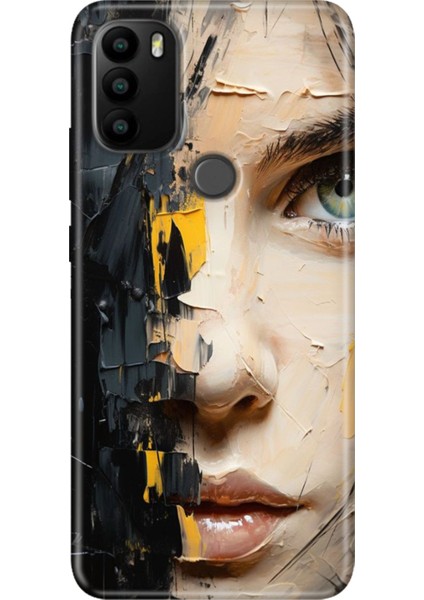 General Mobile Gm 21 Pro Kılıf Baskılı Esnek Silikon Kapak Beauty