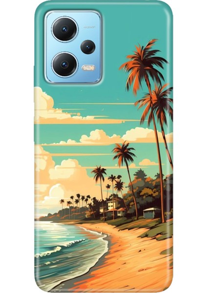 Xiaomi Redmi Note 12 4g Kılıf Desenli Design Silikon Malibu