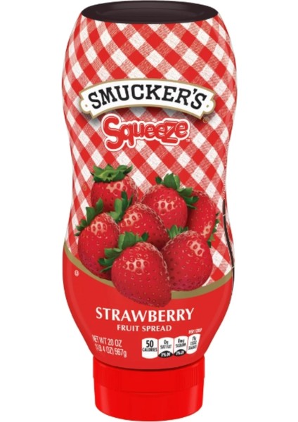 Squeeze Strawberry Fruıt Spread Çilek Ezmesi 567 gr