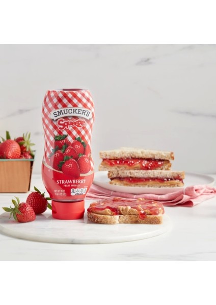 Squeeze Strawberry Fruıt Spread Çilek Ezmesi 567 gr