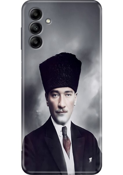Samsung Galaxy A54 Uyumlu Kılıf Tasarım Elite Silikon Atatürk