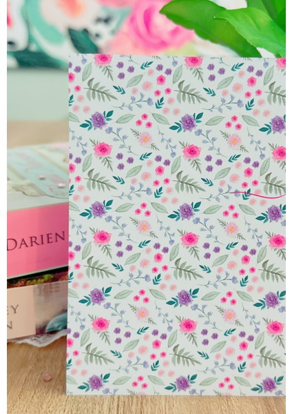 Sooprınt Soft Flowers Çıkartma Scrapbook/bullet Journal / Defter / Ajanda //planner/ Koleksiyonu