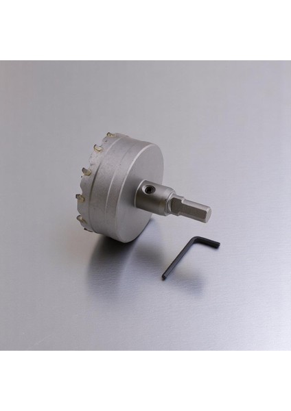 Tct Metal Delme Panç Ø 70 mm Delik Açma Metal Demir Testeresi Adaptörlü 1 Adet indirimleri