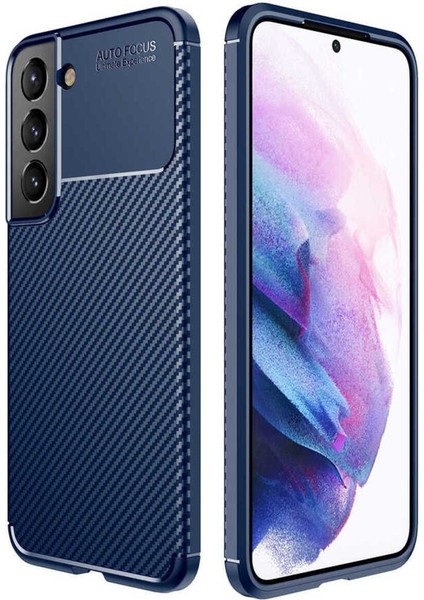 Samsung Galaxy S22 Plus Uyumlu Karbon Görünümlü Premium Dayanıklı ve Ince Kılıf