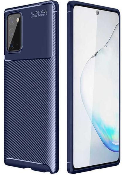 Samsung Galaxy Note 20 Uyumlu Karbon Görünümlü Premium Dayanıklı ve Ince Kılıf