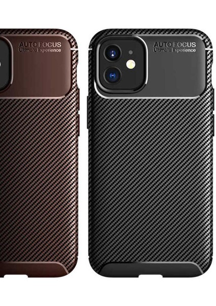 Apple iPhone 12 Uyumlu Karbon Görünümlü Premium Dayanıklı ve Ince Kılıf fırsatları