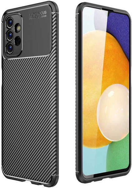 Samsung Galaxy A23 Uyumlu Karbon Görünümlü Premium Dayanıklı ve Ince Kılıf