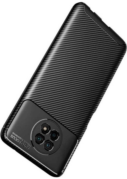 Xiaomi Redmi Note 9 5g Uyumlu Karbon Görünümlü Premium Dayanıklı ve Ince Kılıf