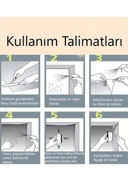Seria 1200 Koyu Siyah Çizilmez Cam Filmi 50 cm x 10 Metre modelleri