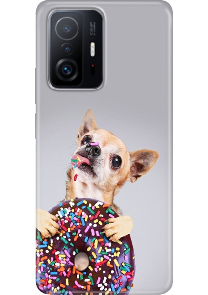 Xiaomi Mi 11T - 11T Pro Kılıf Desenli Design Silikon Donut Dog