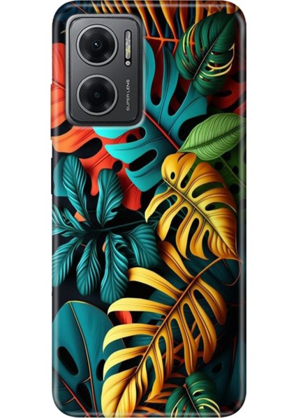 Xiaomi Redmi Note 11E Kılıf Desenli Design Silikon Renkli Orman