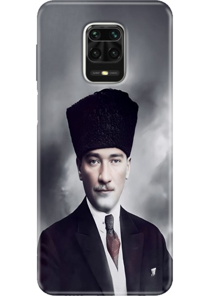 Xiaomi Redmi Note 9 Pro - 9s Kılıf Renkli Esnek Silikon Atatürk