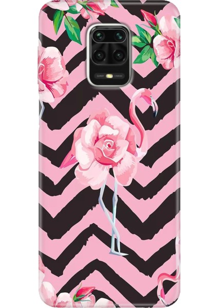 Xiaomi Redmi Note 9 Pro - 9s Kılıf Renkli Esnek Silikon Flamingo